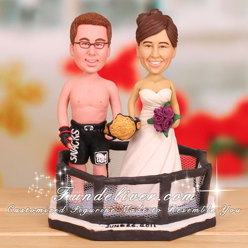 Mixed Martial Arts Fighter Cake Toppers - Click Image to Close